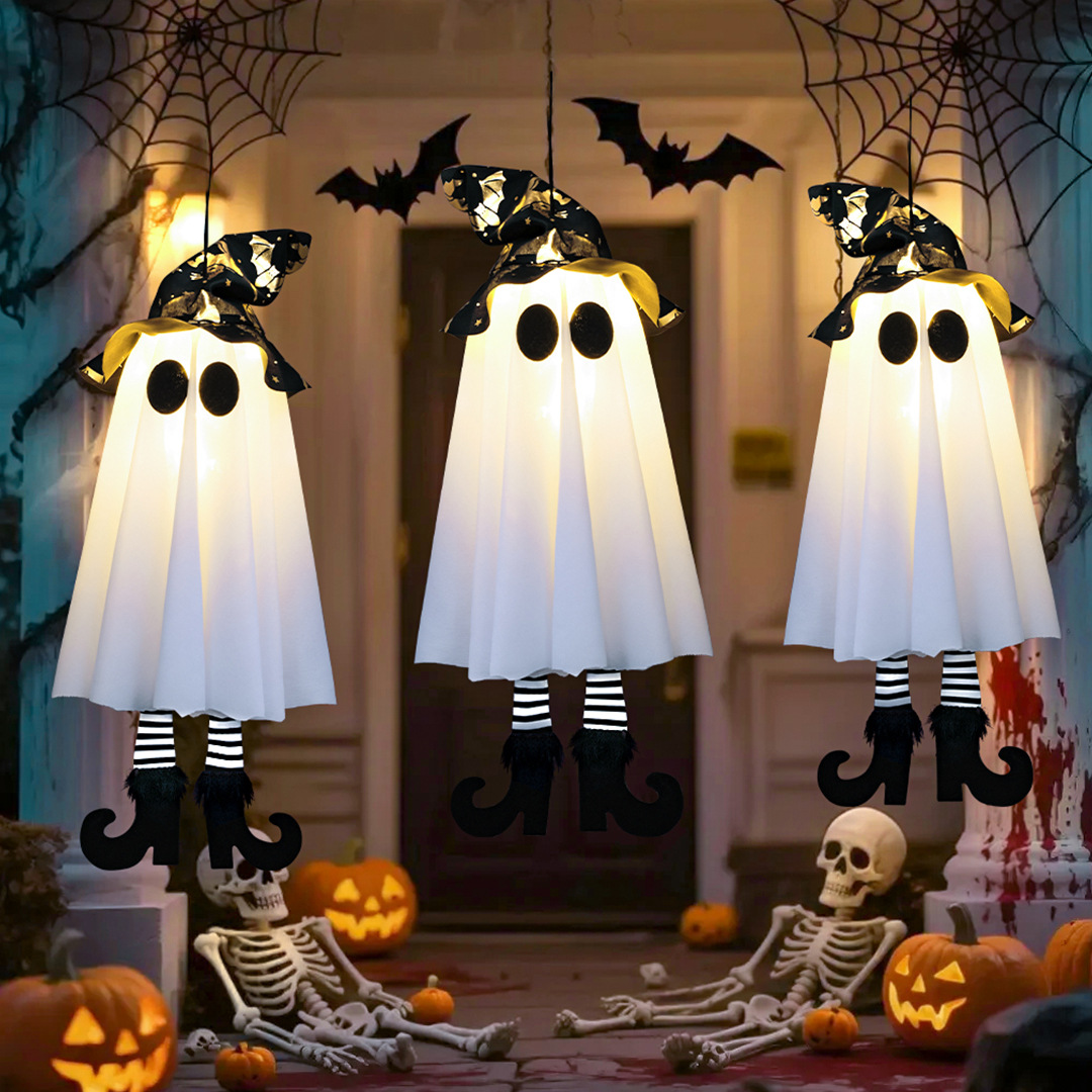 Outdoor Lighting Effects - 1/3 stücke Halloween LED Leuchten Hexe