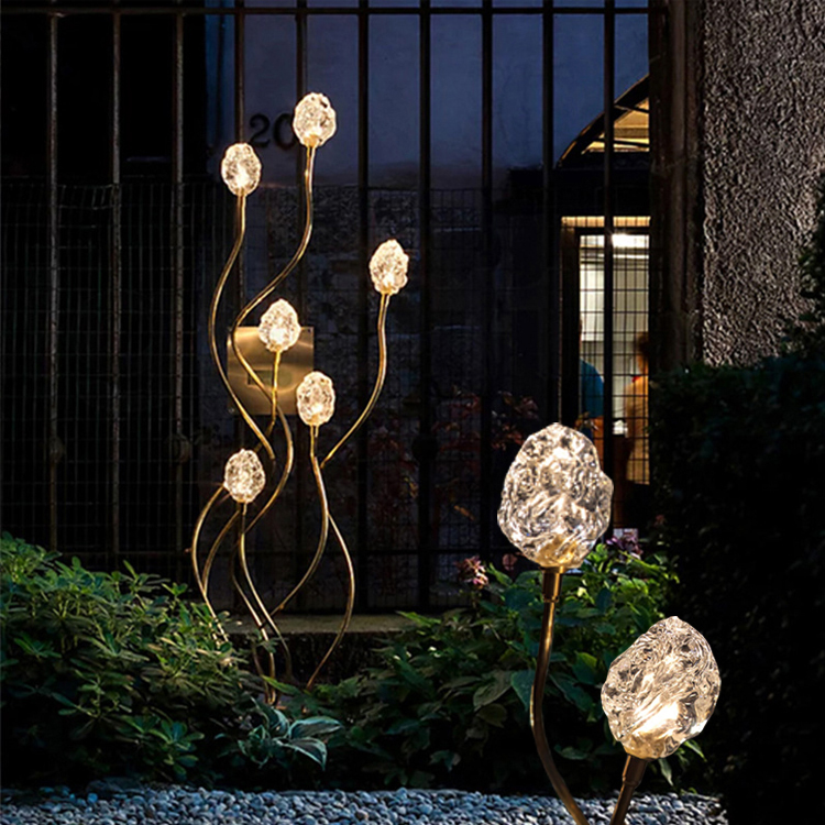 Outdoor Lighting And Landscape - Wasserdichte LED-Gartenleuchten für Außenbereiche: Edelstahl-Pod-Leuchten für