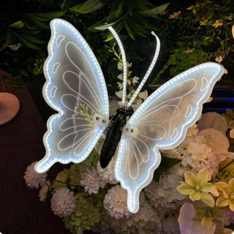 Outdoor Lighting Effects - 60cm/40cm/30cm LED Outdoor-Simulations-Dynamische Schmetterlingslichter Feiertagspartydekorationen Bewegliche