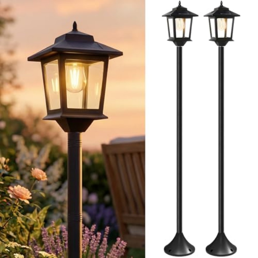 Solar-Pfostenleuchten für den  – Outdoor Lighting Waterproof Bewertung und Preis
