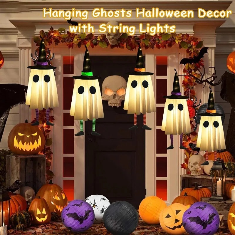 Halloween-Hängegeister-Dekorat – Outdoor Lighting Effects Bewertung und Preis