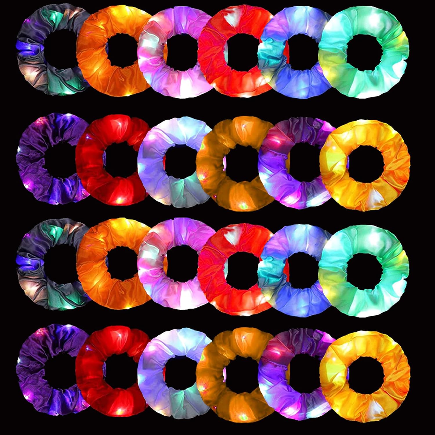 6 Stück LED-Scrunchies, Haarbä – Outdoor Lighting Effects Bewertung und Preis