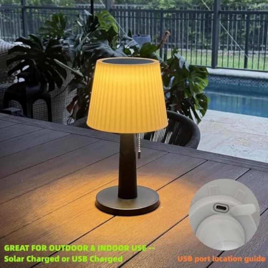 Solar-Tischlampen für draußen  – Outdoor Lighting Waterproof Bewertung und Preis