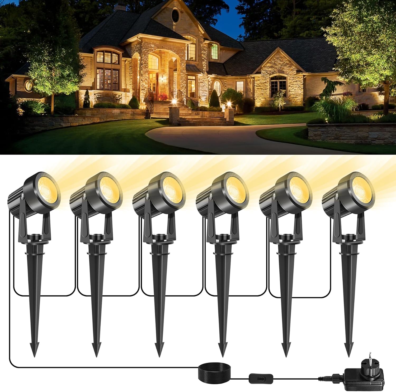 3000K Outdoor Scheinwerfer Gar – Outdoor Lighting Uk Bewertung und Preis