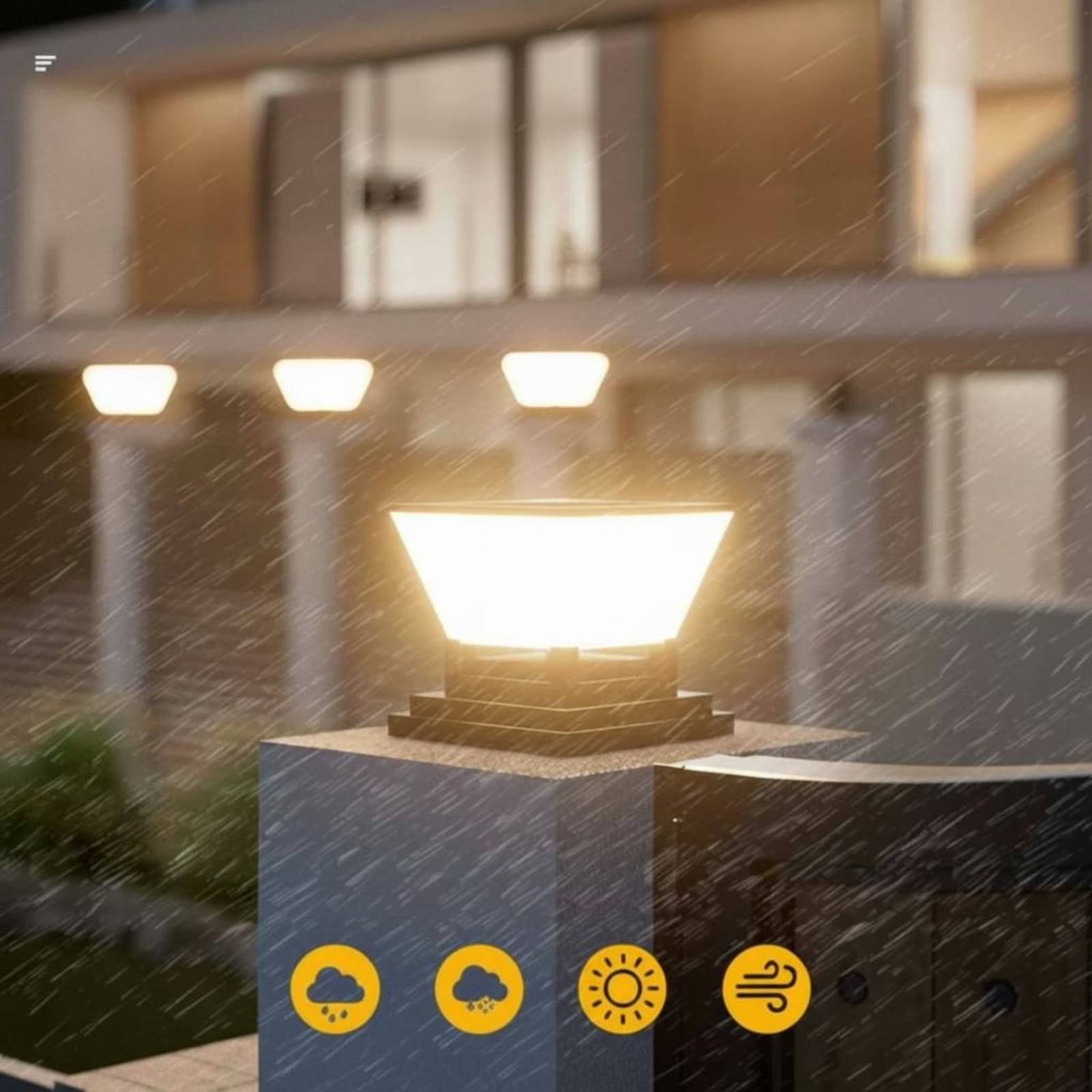 Solar-Pfostenleuchte, wasserab – Outdoor Lighting Ip65 Bewertung und Preis